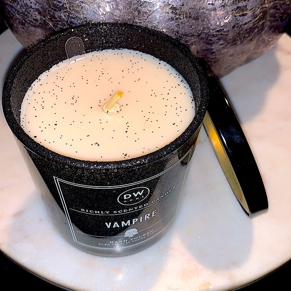 DW HOME CANDLE VAMPIRE RICHLY SCENTED NEW SILVER SPARKLE - Picture 3 of 5